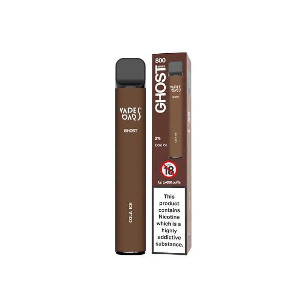 20mg Vapes Bars Ghost 800 Disposable Vape - 5 For £20 & Free Delivery!