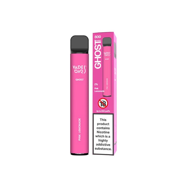 20mg Vapes Bars Ghost 800 Disposable Vape - 5 for £20 & Free Delivery!