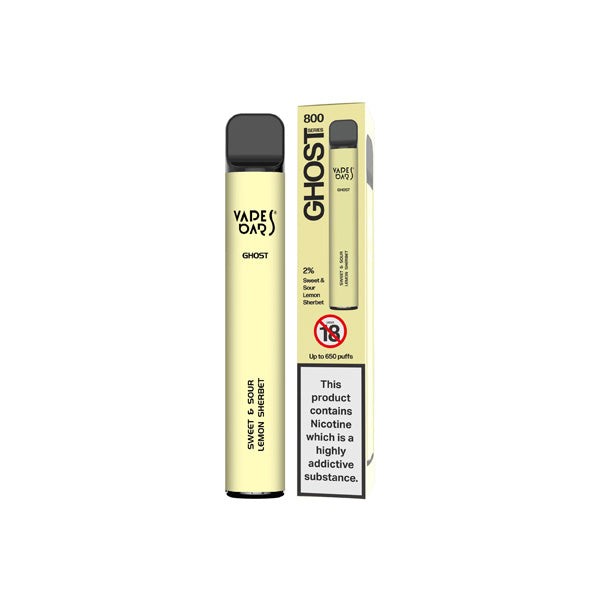 20mg Vapes Bars Ghost 800 Disposable Vape 5 For £20 And Free Delivery