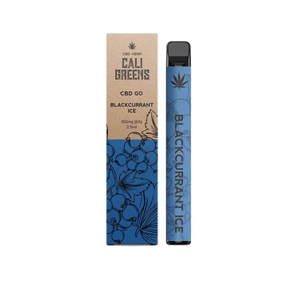 Cali Greens CBD GO 150mg Disposable Vape Pen - VAPE.CO.UK