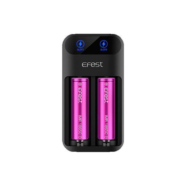 Efest Lush Q2 Vape Battery Charger | Batteries | Chargers | VAPE.CO.UK