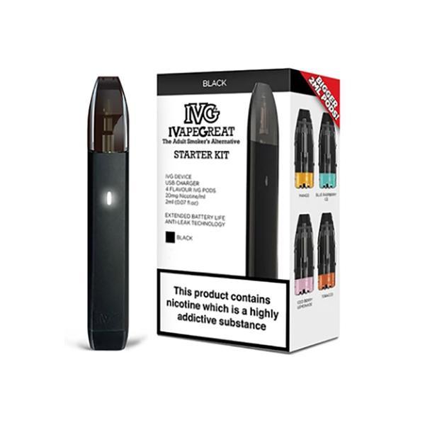 IVG Pod Starter Kit + 4 Free Flavour Pods | Starter Vape kits - VAPE.CO.UK