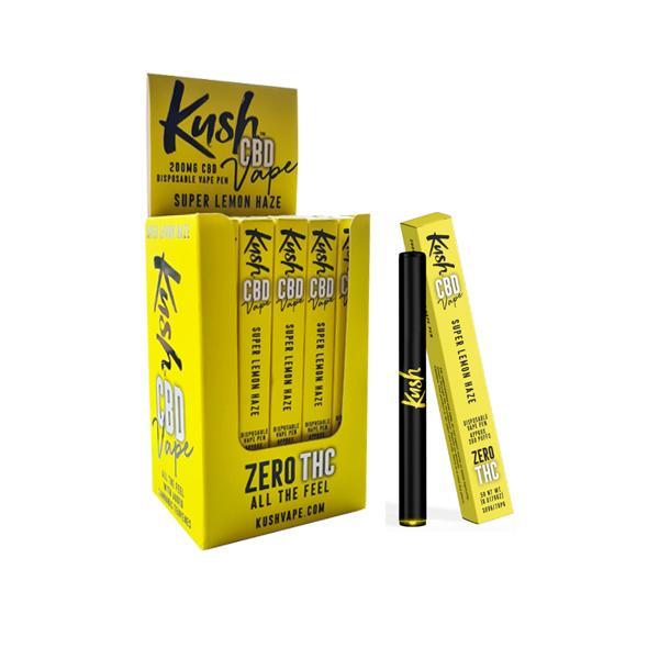 Kush Vape 200mg CBD Disposable Vape Pen (70VG/30PG) - VAPE.CO.UK