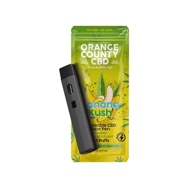 Orange County CBD 600mg CBD Disposable Vape - 2 for £35 - VAPE.CO.UK