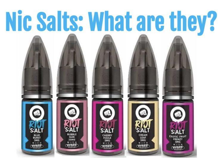 nic salts help, what are nic salts?