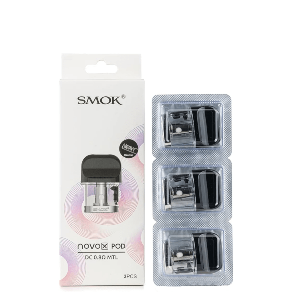 Smok Novo X Replacement Mesh Pods 0.8 Ohm/0.8 Ohms DC MTL