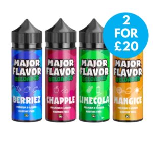 Major Flavour reloaded 100ml 2 for £20