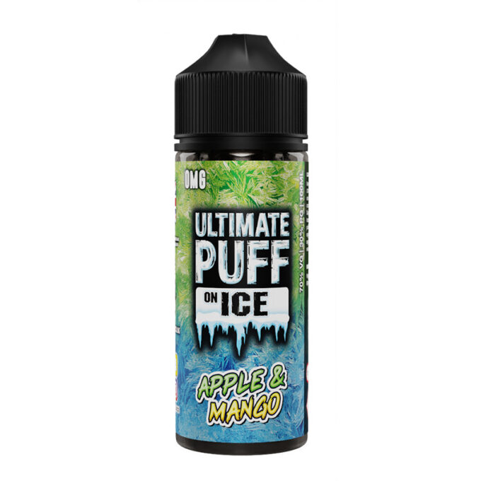 0mg Ultimate Puff On Ice 100ml Shortfill (70VG/30PG)