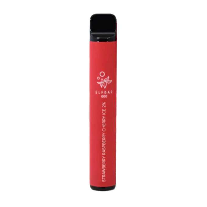 Elf Bar 20mg (2%) 600 Puffs Disposable Vape strawberry raspberry cherry ice