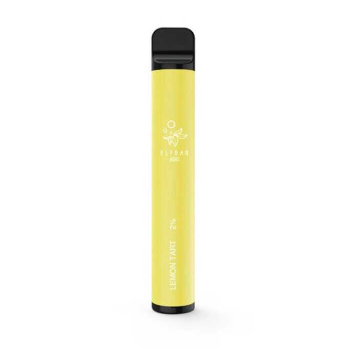 Elf Bar 20mg (2%) 600 Puffs Disposable Vape lemon tart