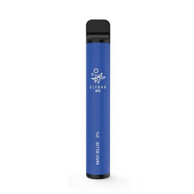 Elf Bar 20mg (2%) 600 Puffs Disposable Vape mad blue