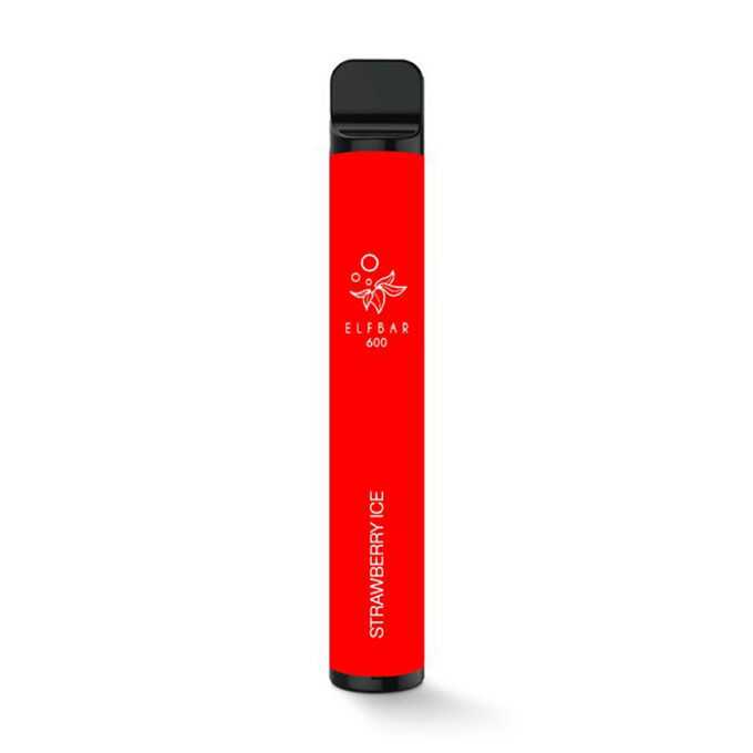 Elf Bar 20mg (2%) 600 Puffs Disposable Vape strawberry ice