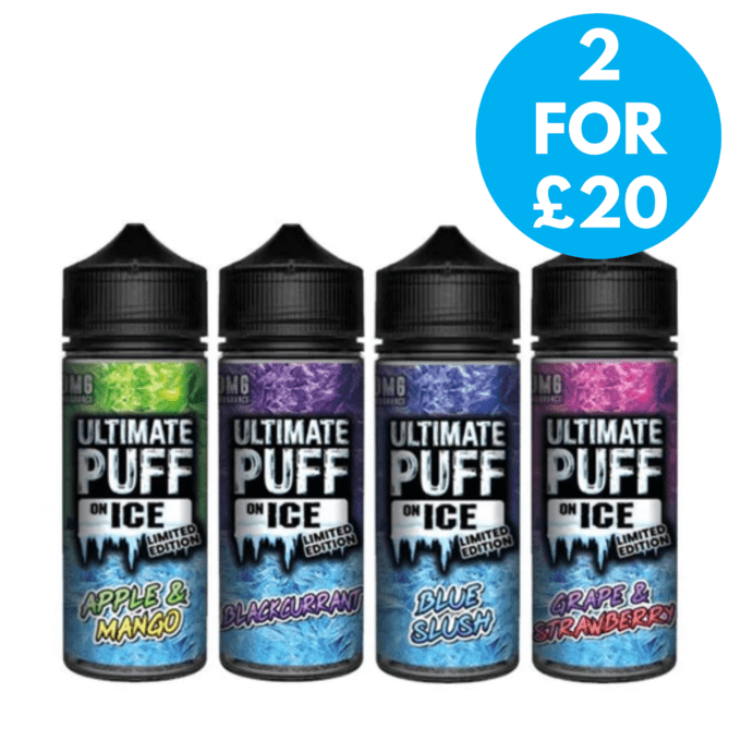 Ultimate puff on ice 100ml 2 for £20