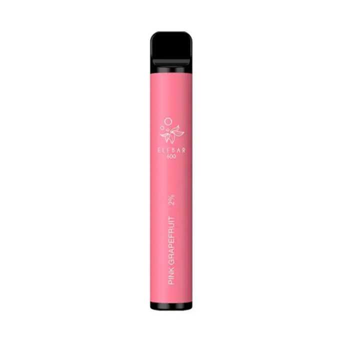 Elf Bar 20mg (2%) 600 Puffs Disposable Vape pink grapefruit