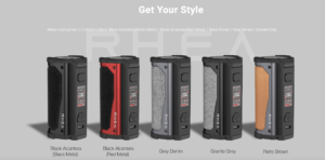 aspire rhea mod colours