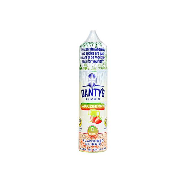 dainty's ice 100ml shortfill e-liquid