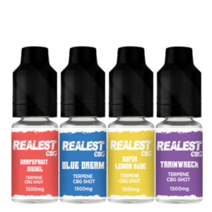 Realest CBD 1500mg Terpene Infused CBG Booster Shot 10ml (BUY 1 GET 1 FREE)