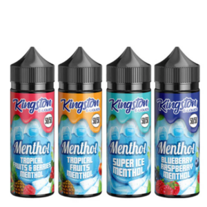 0mg Kingston Menthol 120ml Shortfill (50VG_50PG)