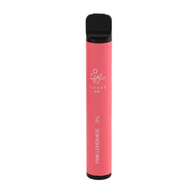 0mg ELF Bar 600 (0% Nicotine Free) pink lemonade