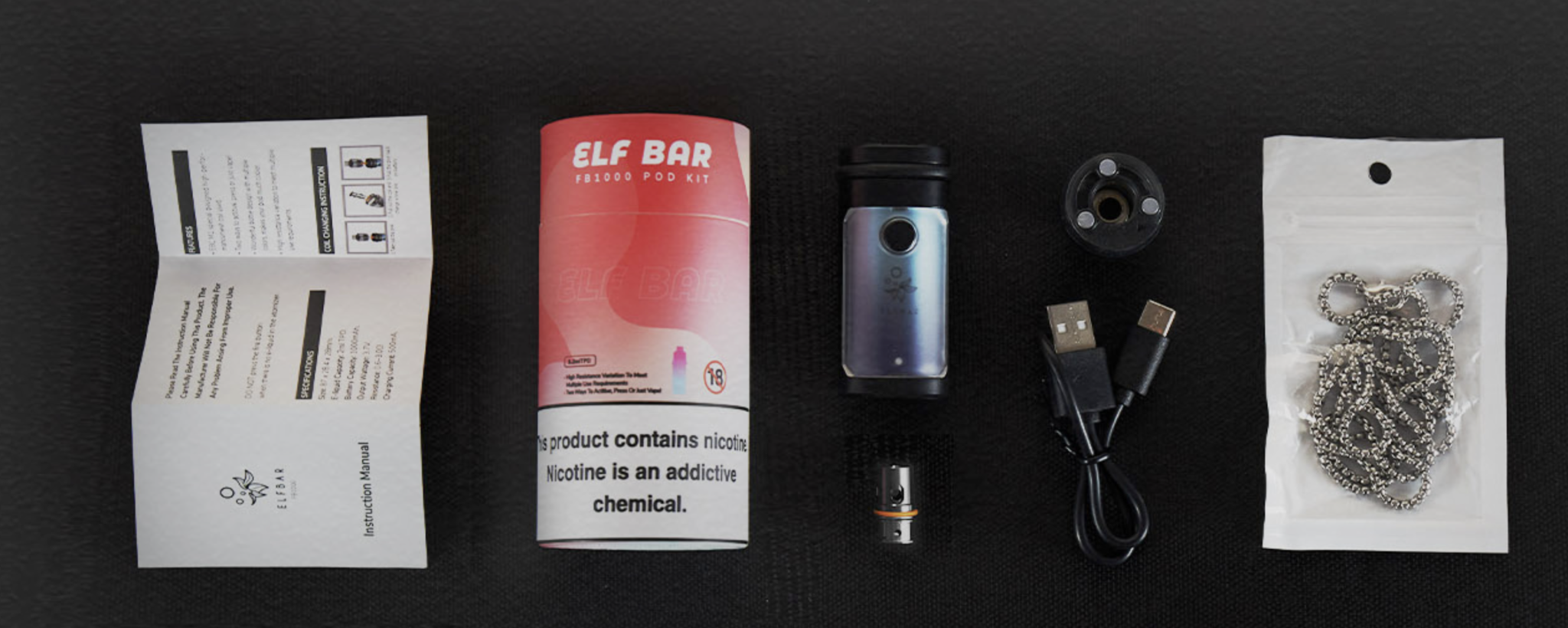 Elf Bar FB1000 Pod Kit VAPE.CO.UK