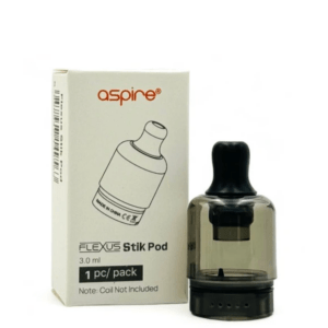 Aspire Flexus Stik Replacement Pods LARGE Capacity (No Coils Included)