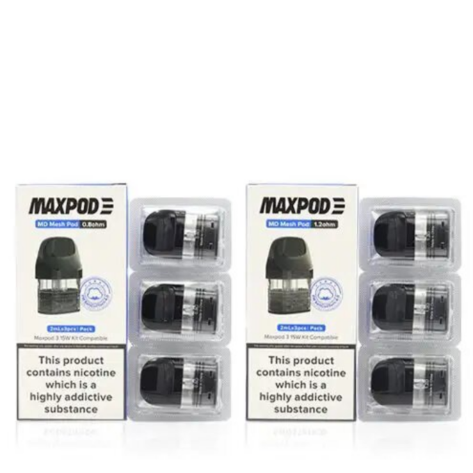 FreeMax Maxpod 3 MD Mesh Replacement Pods 3PCS 0.8Ω/1.2Ω 2ml