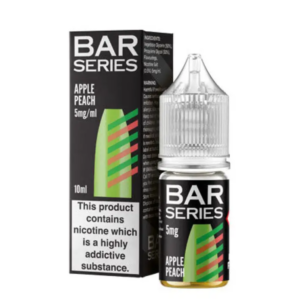 5mg (0.5%) Bar Series Nic Salt 10ml - Apple Peach