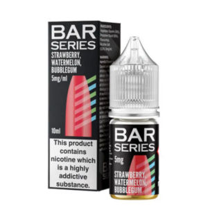 5mg (0.5%) Bar Series Nic Salt 10ml - Strawberry Watermelon Bubblegum