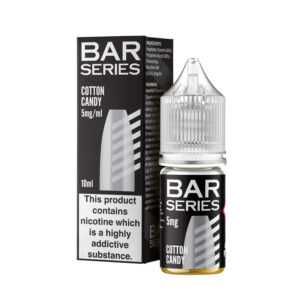 5mg (0.5%) Bar Series Nic Salt 10ml - Cotton Candy