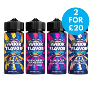 Major Flavour best of blue 100ml 2 for £20