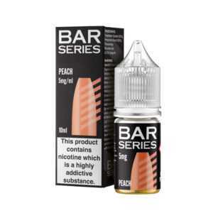 5mg (0.5%) Bar Series Nic Salt 10ml - Peach
