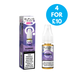 Elf Bar ELFLIQ 10mg (1%) Nic Salt E-liquid - 4 For £10