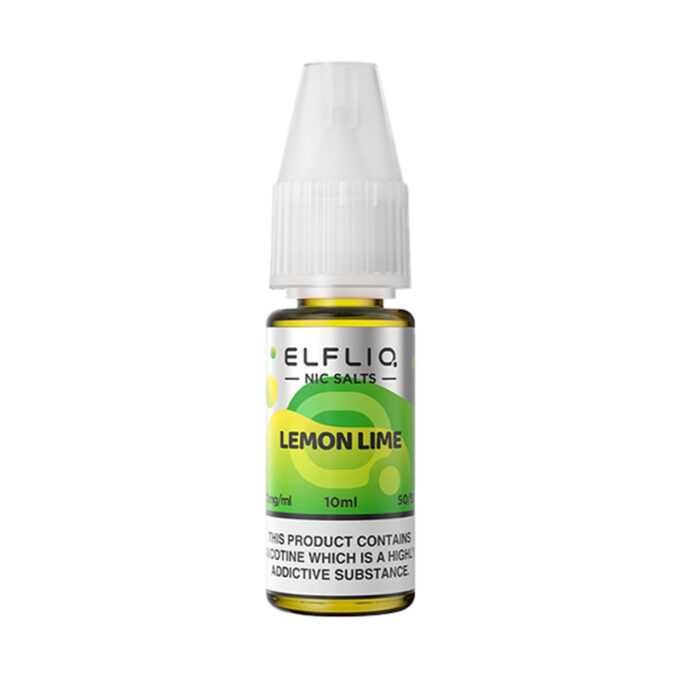 10mg (1%) ELFLIQ By Elf Bar 10ml Nic Salt lemon lime