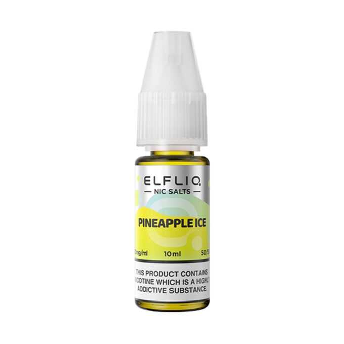 10mg (1%) ELFLIQ By Elf Bar 10ml Nic Salt pineapple ice