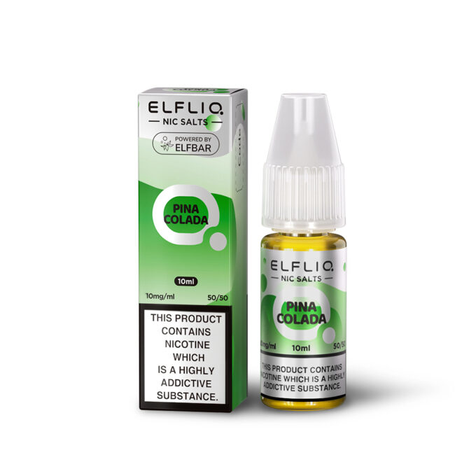 10mg (1%) ELFLIQ By Elf Bar 10ml Nic Salt pina colada