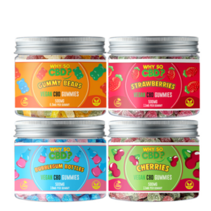 Why So CBD_ 500mg CBD Small Vegan Gummies – 11 Flavours