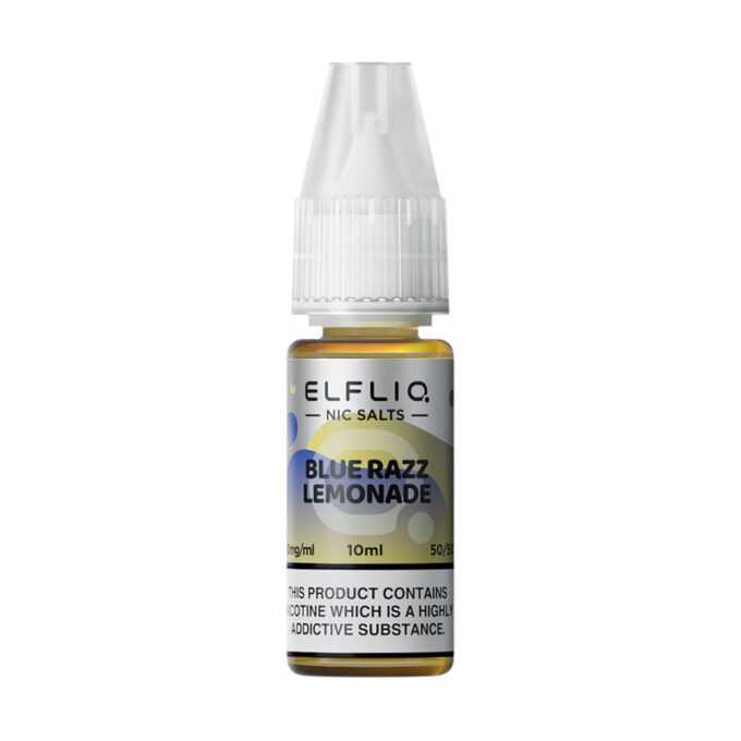 10mg (1%) ELFLIQ By Elf Bar 10ml Nic Salt blue razz lemonade