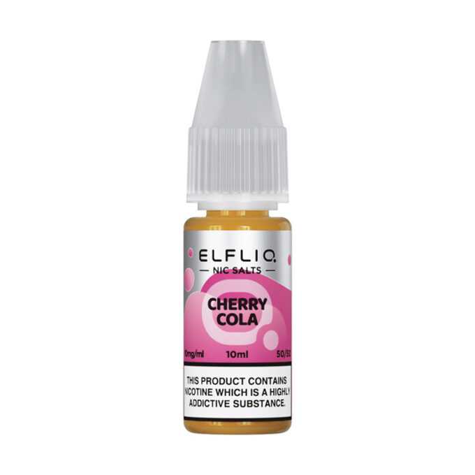 10mg (1%) ELFLIQ By Elf Bar 10ml Nic Salt cherry cola