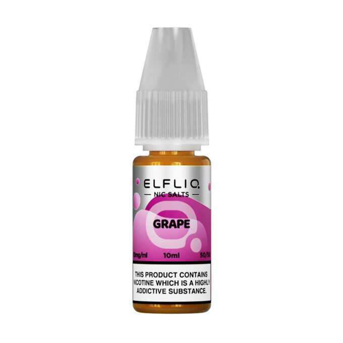 10mg (1%) ELFLIQ By Elf Bar 10ml Nic Salt grape