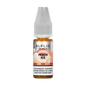 10mg (1%) ELFLIQ By Elf Bar 10ml Nic Salt peach ice
