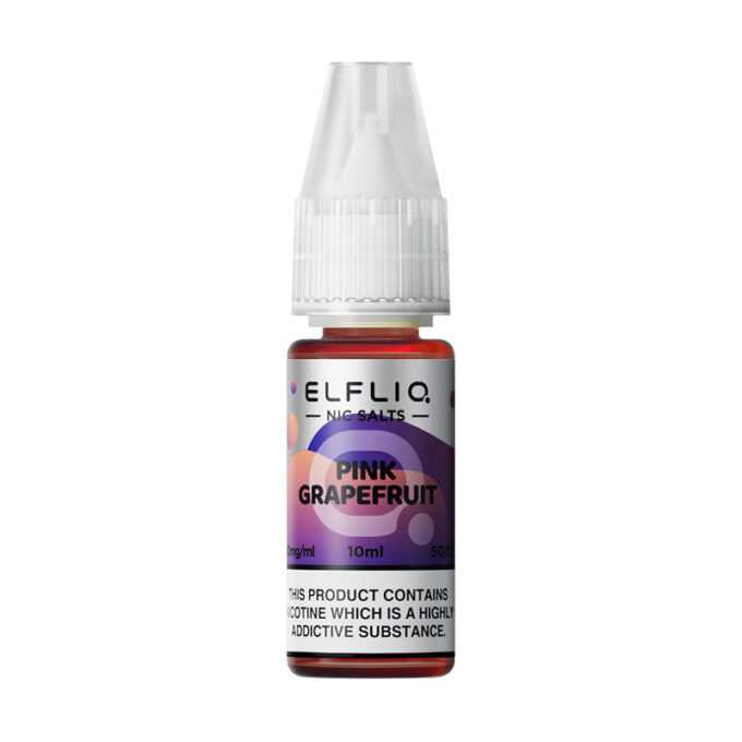 10mg (1%) ELFLIQ By Elf Bar 10ml Nic Salt pink grapefruit