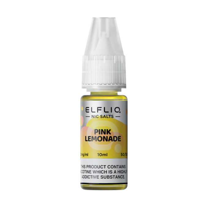 10mg (1%) ELFLIQ By Elf Bar 10ml Nic Salt pink lemonade