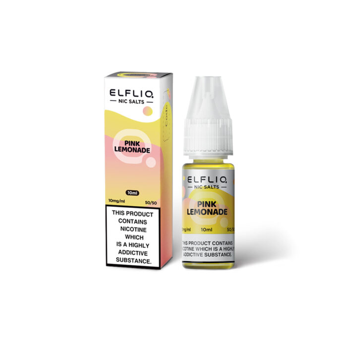 10mg (1%) ELFLIQ By Elf Bar 10ml Nic Salt pink lemonade