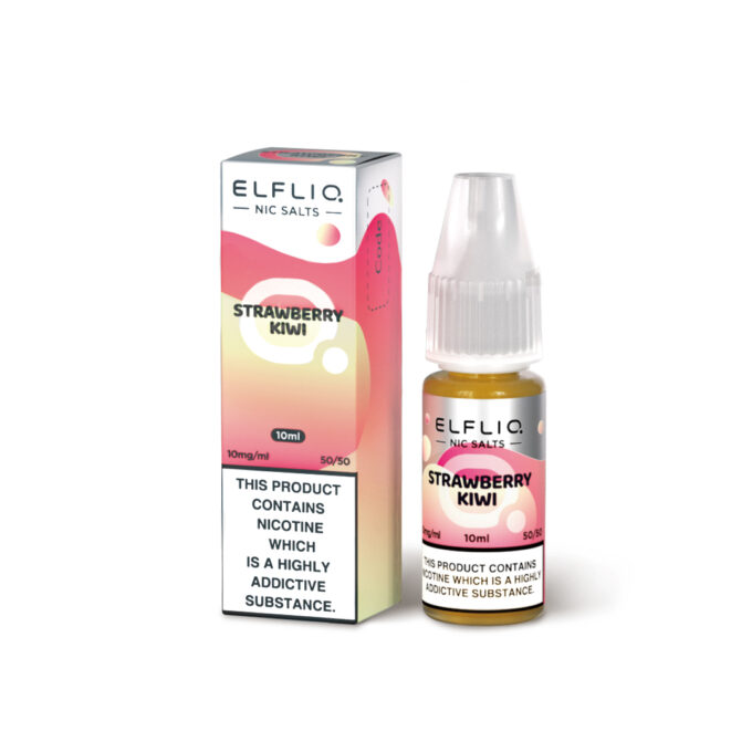 10mg (1%) ELFLIQ By Elf Bar 10ml Nic Salt strawberry kiwi