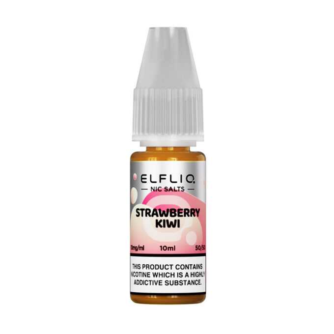 10mg (1%) ELFLIQ By Elf Bar 10ml Nic Salt strawberry kiwi