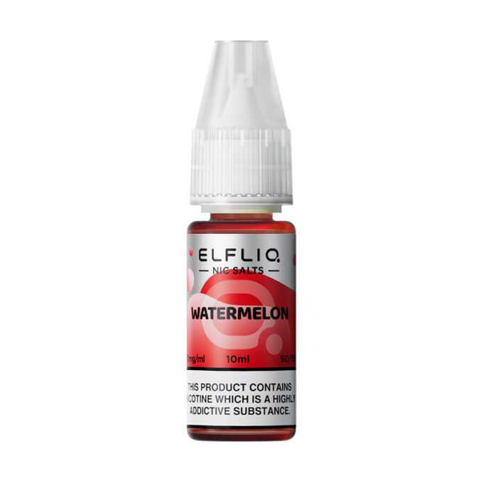 10mg (1%) ELFLIQ By Elf Bar 10ml Nic Salt watermelon