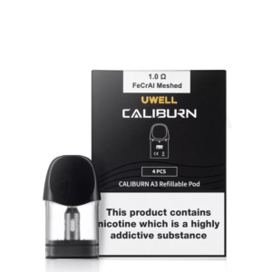 Uwell Caliburn A3 Replacement Pods 4PCS 1.0Ω 2ml