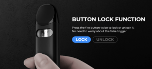 uwell caliburn a3 button lock 