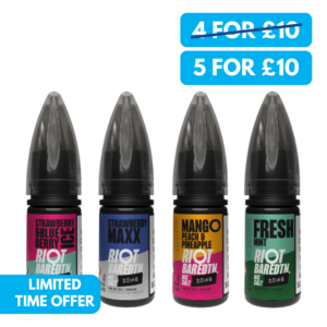 20mg Riot Bar EDTN Nic Salts