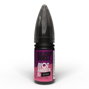 20mg Riot E-liquid BAR EDTN 10ml Nic Salts (50VG/50PG) blue cherry burst